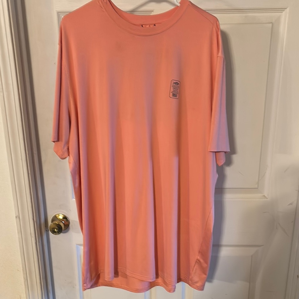 AFTCO Pink Short Sleeve Tee